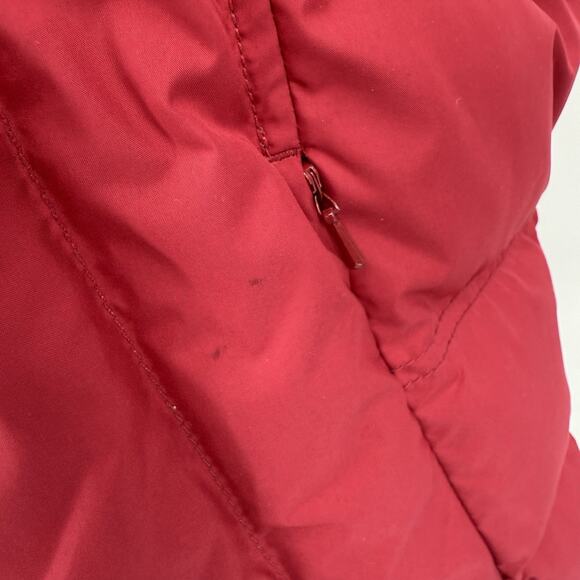 Woolrich Sierra Quilted Raspberry Puffer Vest Women’s Size Medium Outdoor Hiking - Picture 10 of 11